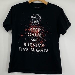 5 Five Nights at FREDDY's Shirt Keep Calm Small